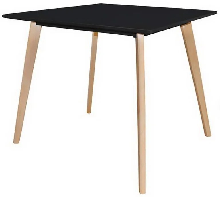 Τραπέζι Martin Ε7100,2 80x80 H.75cm Black Mdf