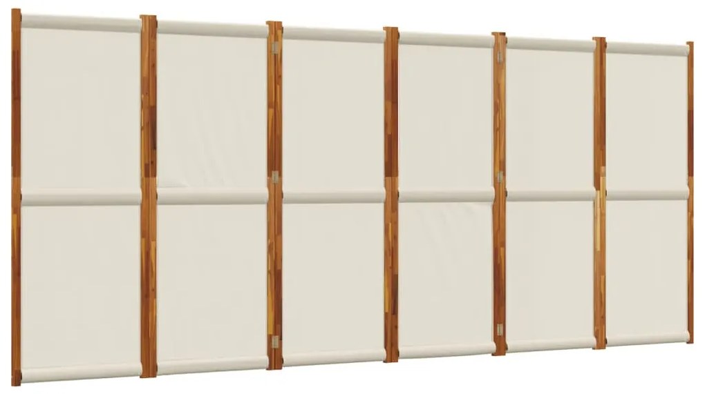 vidaXL Διαχωριστικό Δωματίου με 6 Πάνελ Αν. Γκρι 420 x 180 εκ.