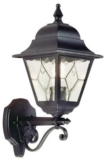 Απλίκα Φωτιστικό Τοίχου E27 60W IP44 Μαύρο Norfolk NR1-BLK Elstead Lighting NR1-BLK Μαύρο