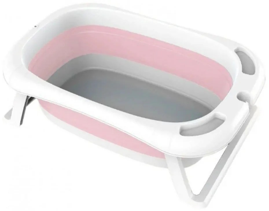 Μπανιέρα Μωρού Z-203 85x53x25 White-Pink Plastic