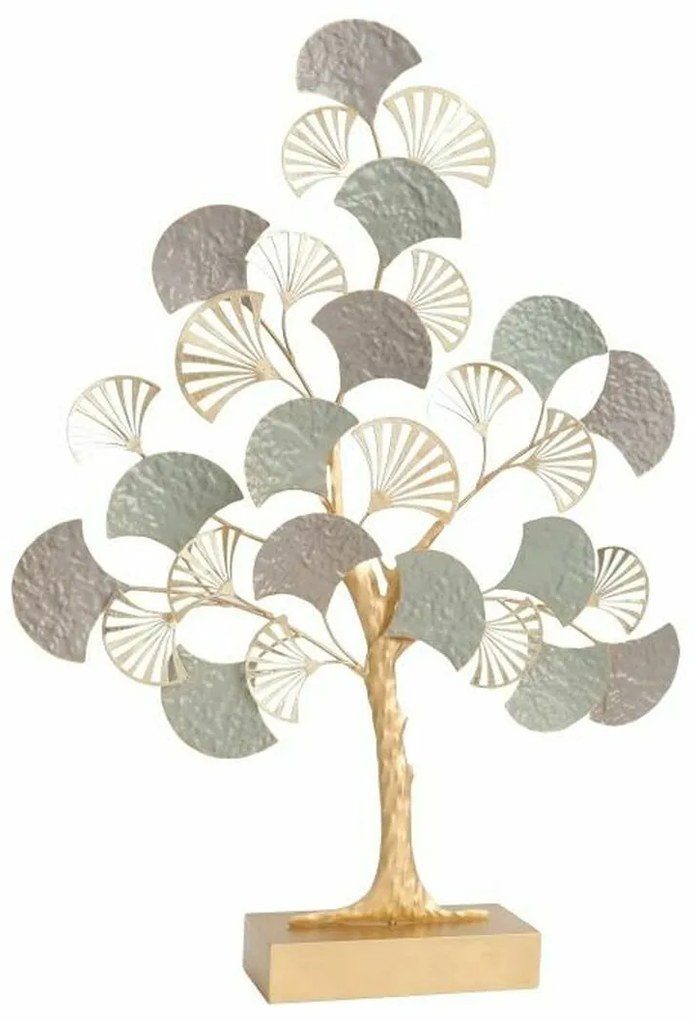 Διακοσμητική Φιγούρα DKD Home Decor Δέντρο Χρυσό Μέταλλο Πολύχρωμο Σύγχρονη (64 x 11 x 87,6 cm)