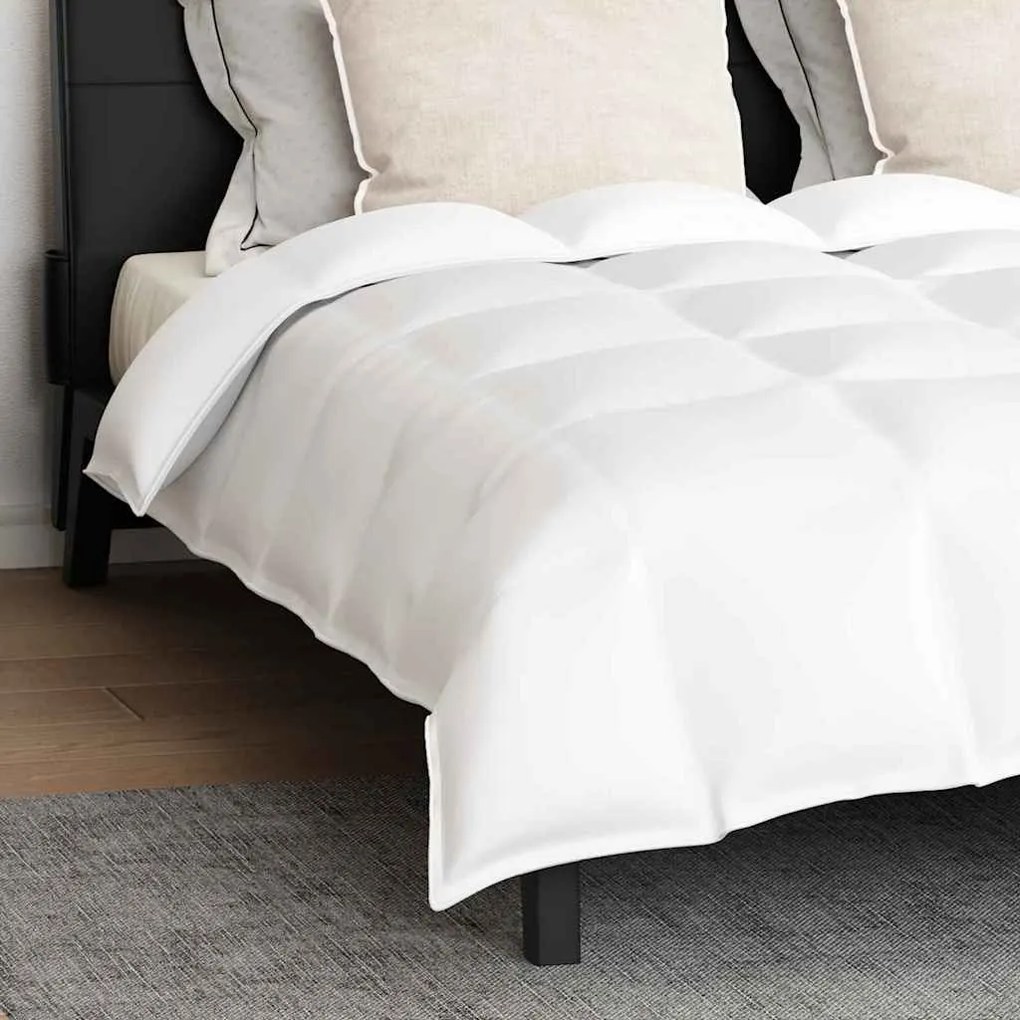 vidaXL Set Παπλώματος Χειμώνα 3 pcs Λευκό 260 x 220 εκ. Μικροΐνες, Βαμβάκι