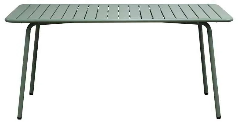 BRIO Slat Τραπέζι Κήπου - Βεράντας, Μέταλλο Βαφή Sandy Green 5635C 160x90x73cm