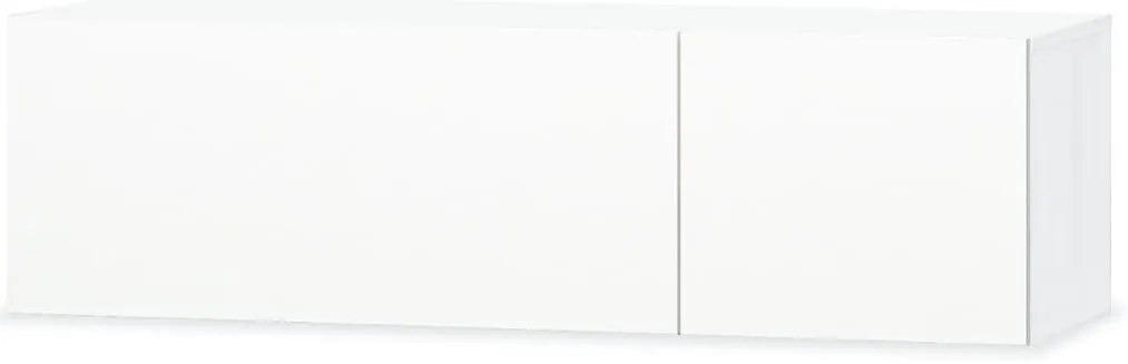 vidaXL Έπιπλο Τηλεόρασης Γυαλιστερό Λευκό 120x40x34 εκ. Επεξ. Ξύλο