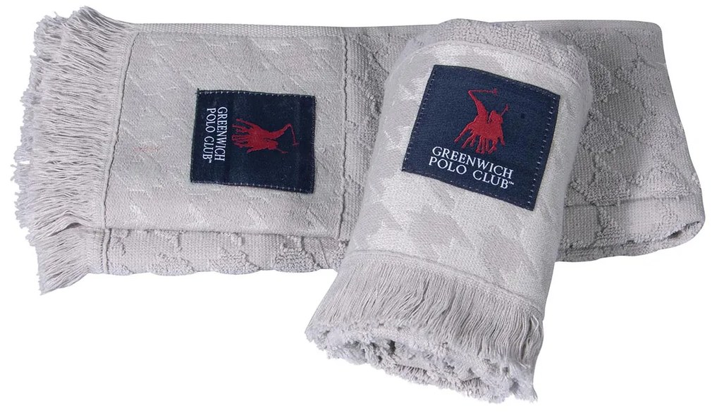 Πετσέτες Κουζίνας (Σετ 2τμχ) Greenwich Polo Club Essential 2697 Grey
