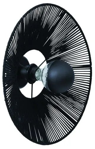 Απλίκα Φωτιστικό Τοίχου E27 IP20 40cm Arkolight-984-4/Α1-Μαύρο 984-4/Α1