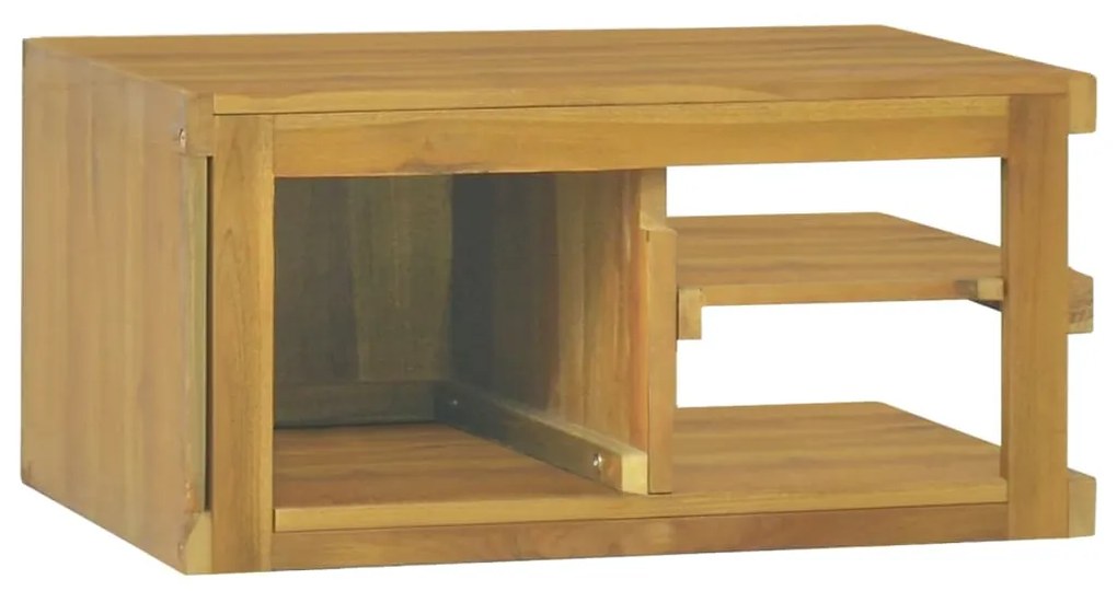 vidaXL Έπιπλο Μπάνιου Επιτοίχιο 60x45x30 εκ. από Μασίφ Ξύλο Teak