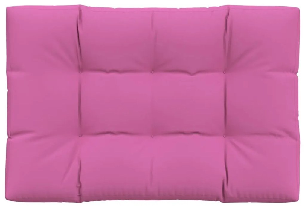 Μαξιλάρι Παλέτας Ροζ 120 x 80 x 12 εκ. Υφασμάτινο - Ροζ