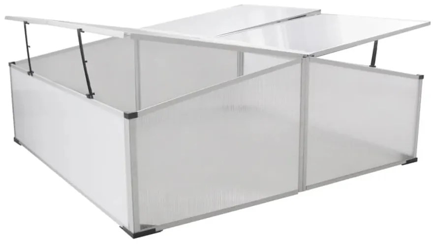 vidaXL Χαμηλό Θερμοκήπιο 4 Πορτάκια 108x41x110 cm