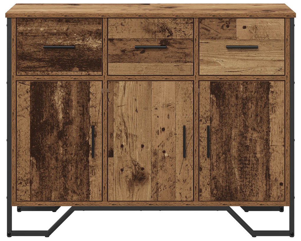 vidaXL Μπουφές Παλιού Ξύλου Οξιάς 97x32.5x74.5 εκ. Κατασκευασμένο Ξύλο
