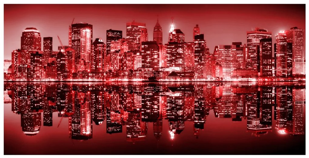 Ταπετσαρία XXL - Red-hot NYC 550x270