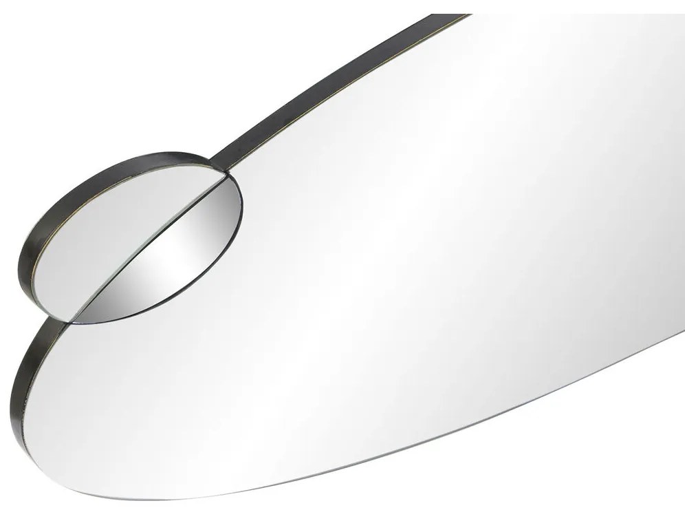 Τοίχο καθρέφτη DKD Home Decor Μαύρο Σύγχρονη Κύκλους 120 x 2 x 49 cm