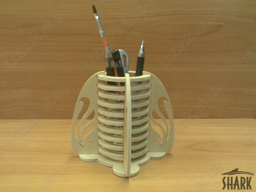 Intra απο ξύλο plywood 3mm-4mm πάχος - Οργάνωση γραφείου Pencil Box Δίασταση 30x30 cm Intraeaxys-zo9dpe7k