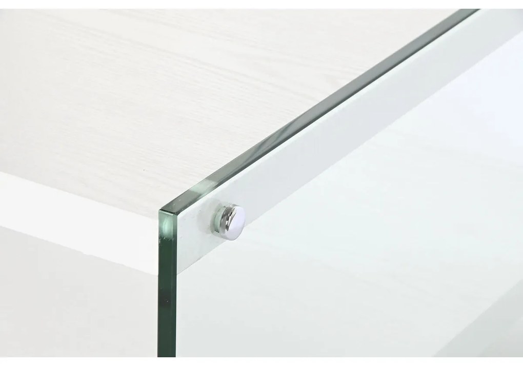 Τραπεζάκι Καφέ DKD Home Decor Κρυστάλλινο Ξύλο MDF 130 x 65 x 35,5 cm