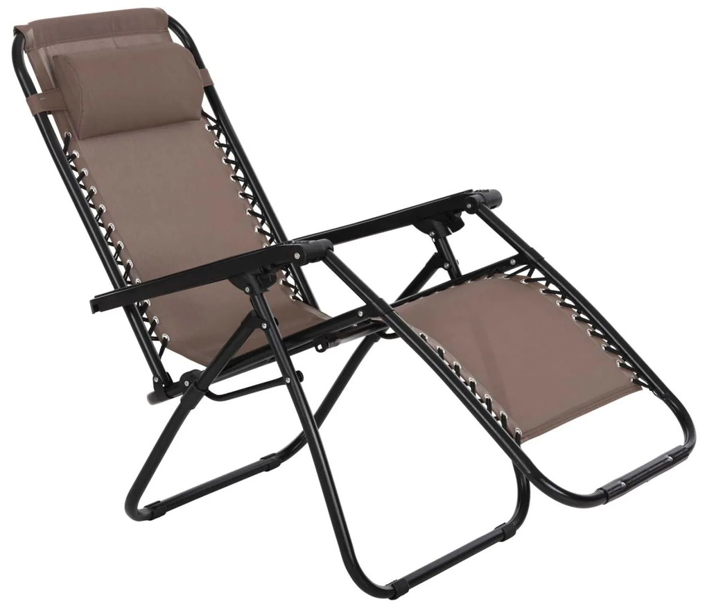 ΠΟΛΥΘΡΟΝΑ RELAX COMPANION HM5095.14 ΣΑΜΠΑΝΙ TEXTILENE-ΜΑΥΡΟ ΜΕΤΑΛΛΟ 67x145x110Υεκ.