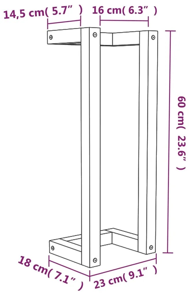 ΠΕΤΣΕΤΟΚΡΕΜΑΣΤΡΑ 23X18X60 ΕΚ. ΑΠΟ ΜΑΣΙΦ ΞΥΛΟ ΠΕΥΚΟΥ 833267