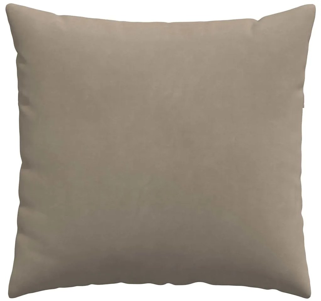 vidaXL Μαξιλάρι Καναπέ 2 pcs Taupe 50 x 50 cm ύφασμα