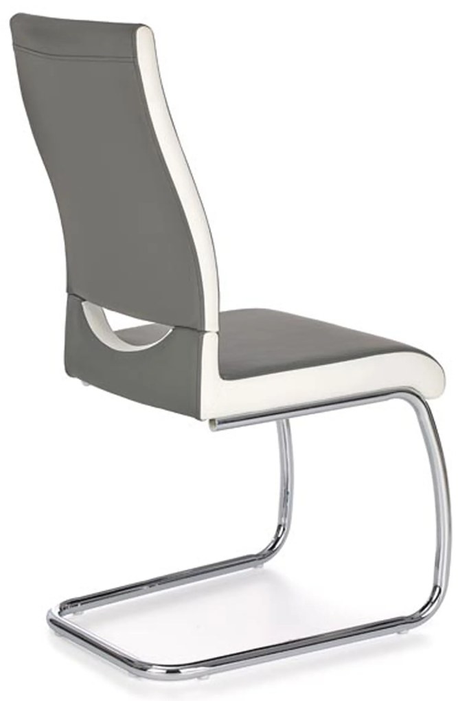 K259 chair, color: grey / white DIOMMI V-CH-K/259-POPIEL