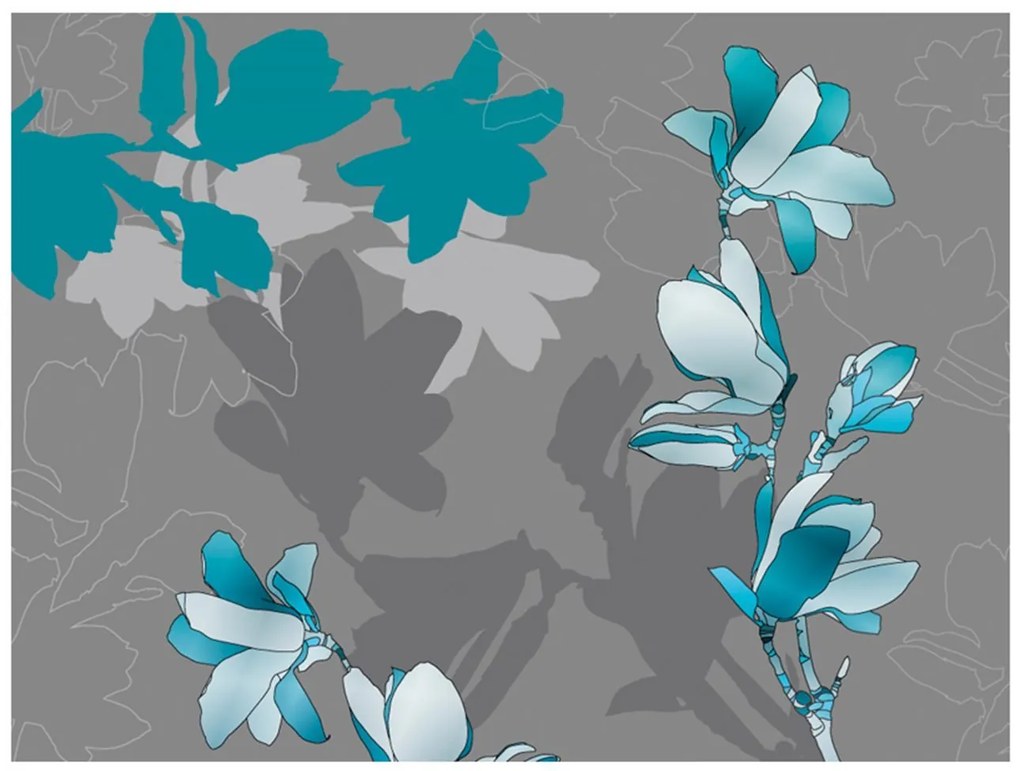 Φωτοταπετσαρία - Blue magnolias 200x154