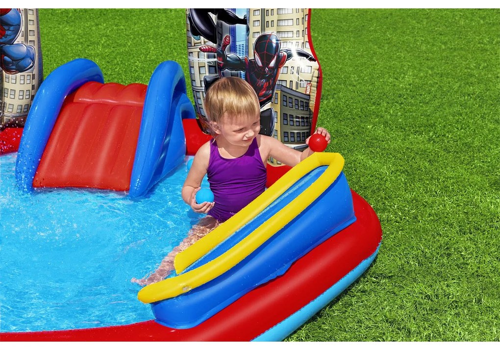 Παιδική πισίνα Bestway Spiderman 211 x 206 x 127 cm Παιδική χαρά