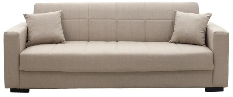 Σετ σαλονιού 2τεμ Vox pakoworld ύφασμα σε κρεμ απόχρωση