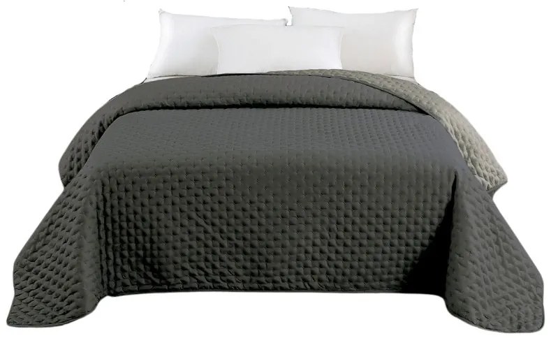 Κουβερλί 2 Όψεων (220x240) Hotel Anthracite/Grey 100% Microfiber