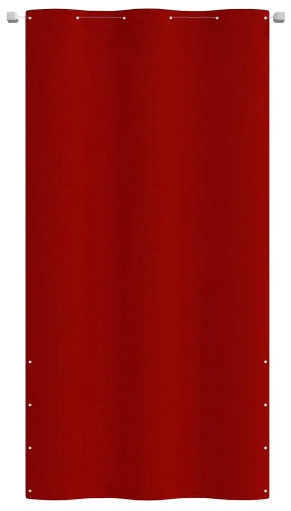 vidaXL Διαχωριστικό Βεράντας Κόκκινο 120 x 240 εκ. Ύφασμα Oxford
