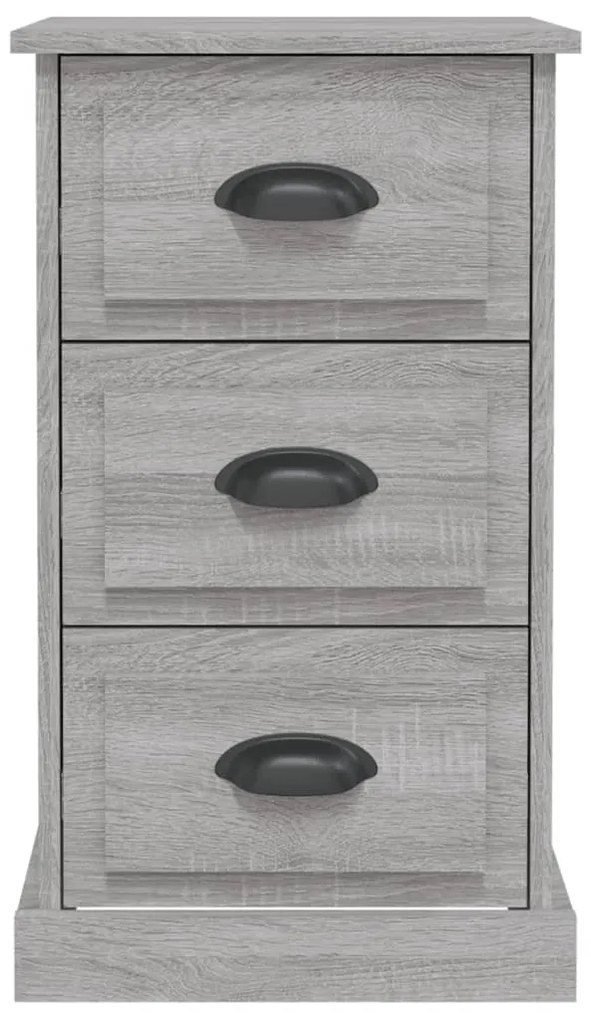 vidaXL Κομοδίνο Γκρι Sonoma 39x39x67 εκ. από Επεξεργασμένο Ξύλο