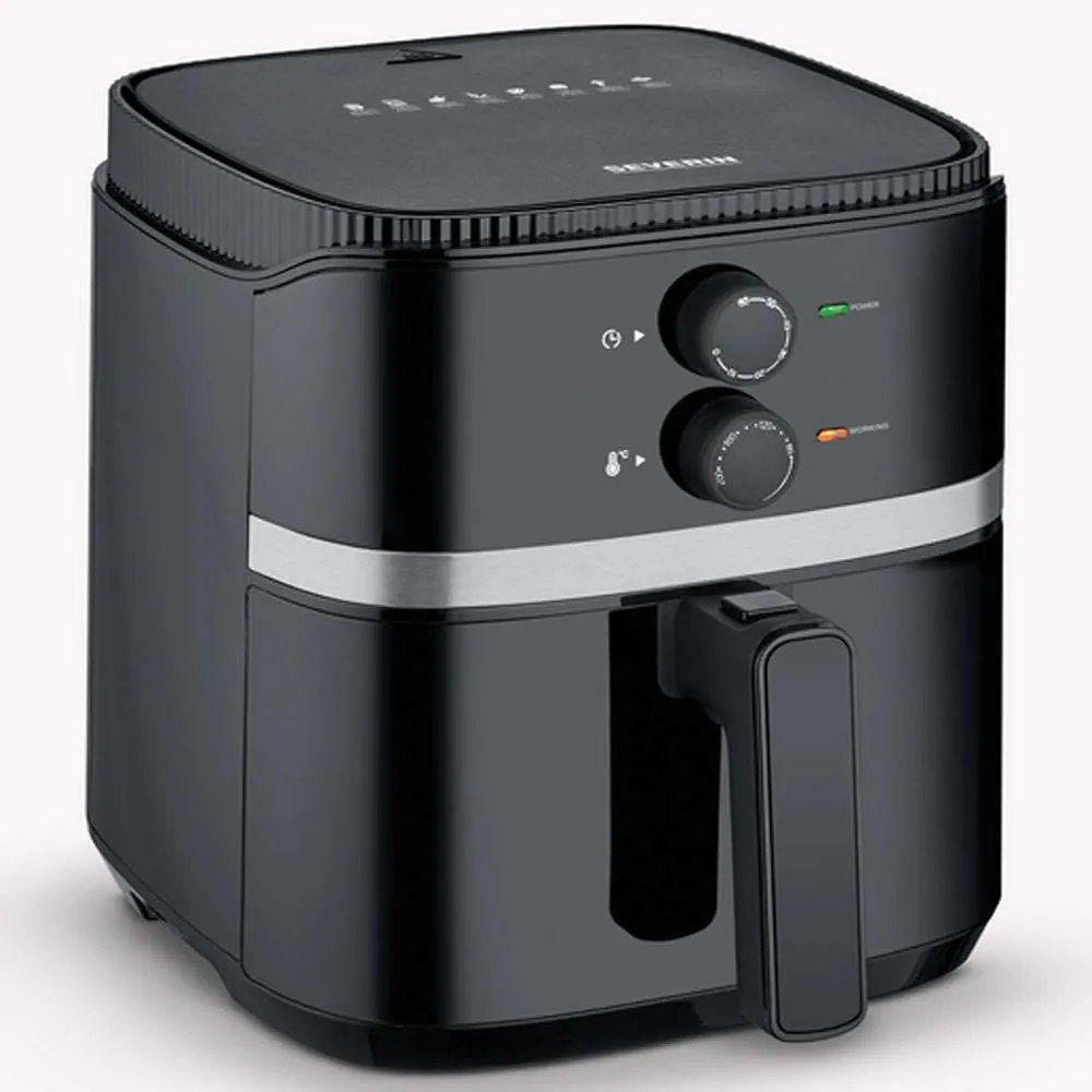 Φριτέζα Αέρος Low Fat 2452 29x27x33,4cm 4,3lt 1500W Black Severin