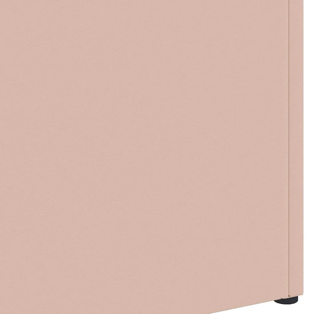 vidaXL Σχέδιο & βάση αποθήκευσης Ροζ 28 x 12 x 41 εκ Ατσάλι