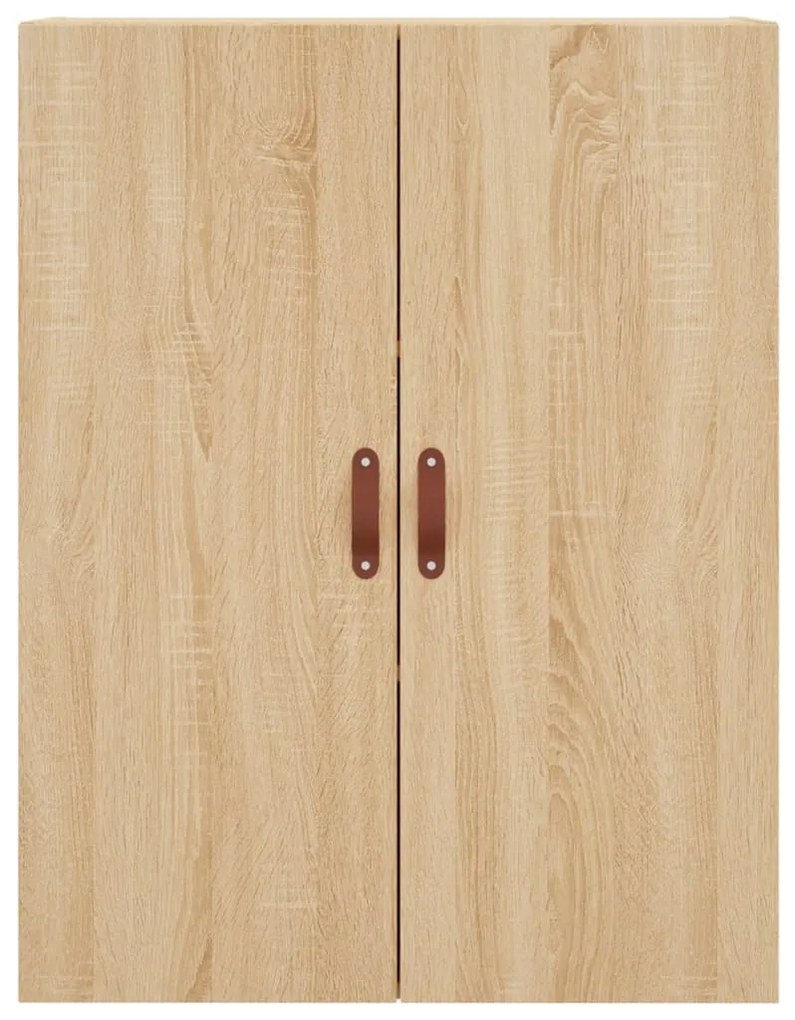 vidaXL Ντουλάπι Sonoma δρυς 69,5 x 34 x 180 εκ. από Επεξεργασμένο Ξύλο