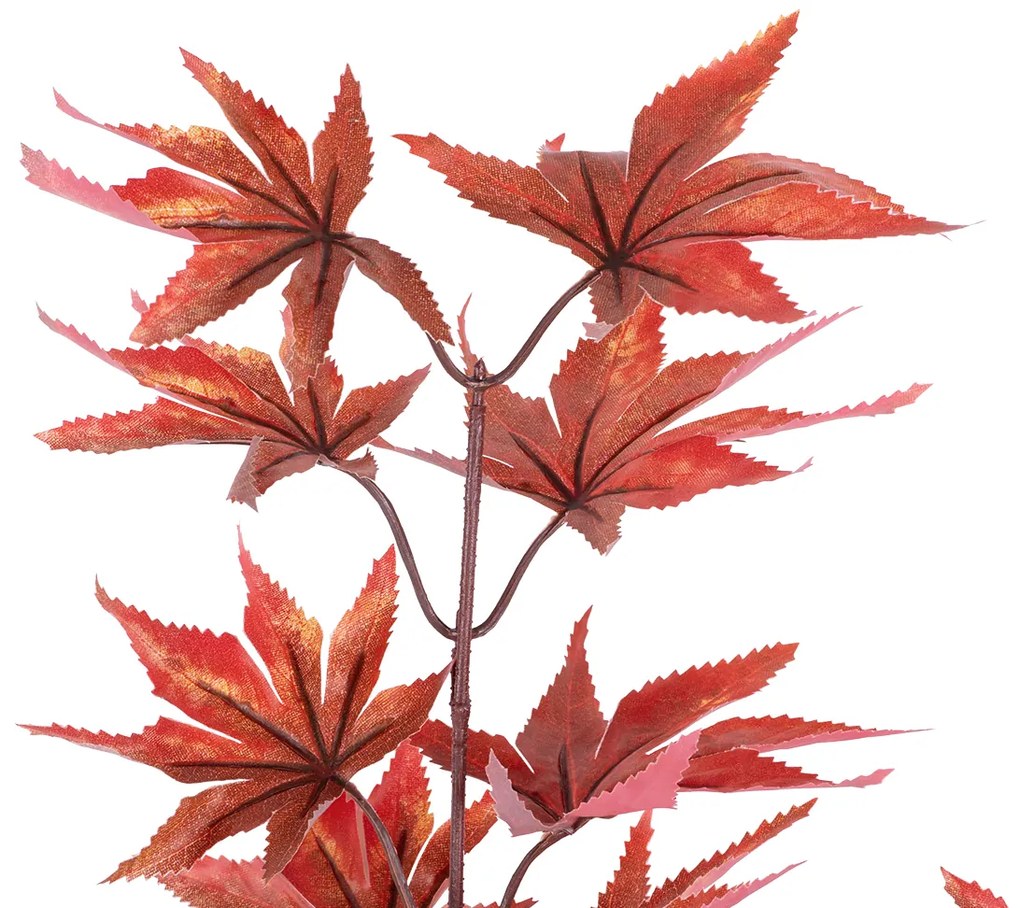 GloboStar® Artificial Garden MAPLE BRANCH 20263 Τεχνητό Διακοσμητικό Κλαδί Σφένδαμου Π25 x Υ90cm