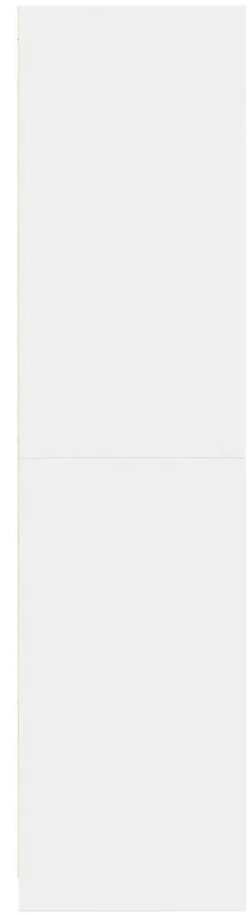 vidaXL Ντουλάπα Λευκή 50 x 50 x 200 εκ. από Επεξ. Ξύλο