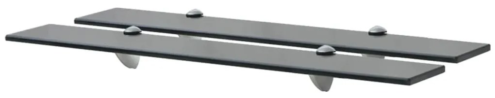 vidaXL Ράφια Τοίχου 2 τεμ. 8 χιλ. 70 x 20 εκ. Γυάλινα