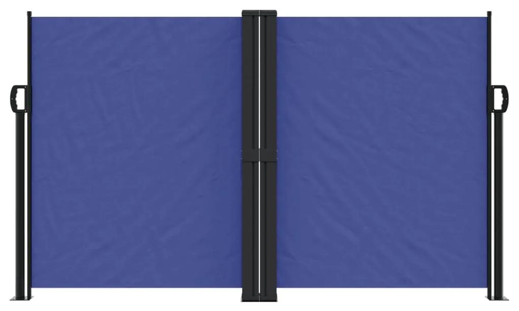 vidaXL Σκίαστρο Πλαϊνό Συρόμενο Μπλε 140 x 600 εκ.