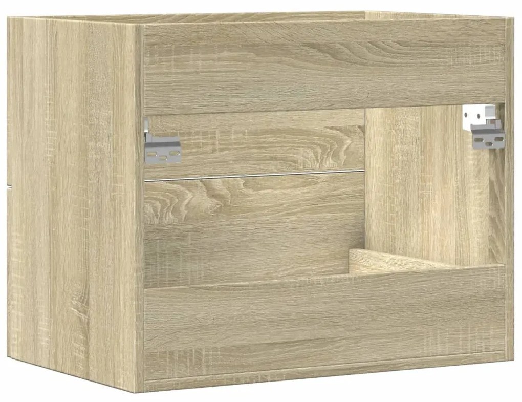 vidaXL Ντουλάπι Νιπτήρα Sonoma Δρυς 60 x 38,5 x 48 εκ. από Επεξ. Ξύλο