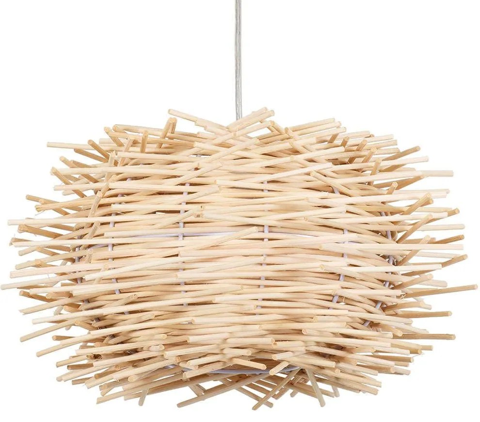 Φωτιστικό Οροφής Minorca 01730 Φ35x23cm 1xE27 Beige GloboStar