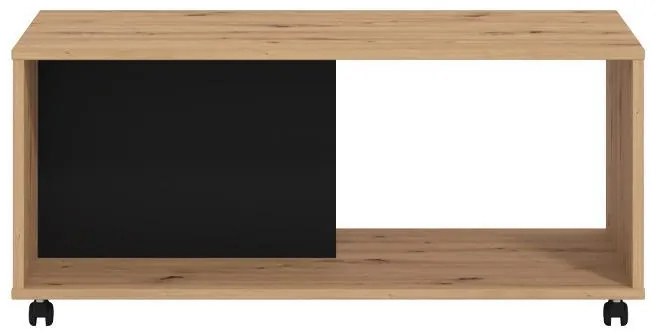 Τραπεζάκι Σαλονιού Pico Artisan Oak - Μαύρο 92x50x41 εκ. 92x50x41 εκ.