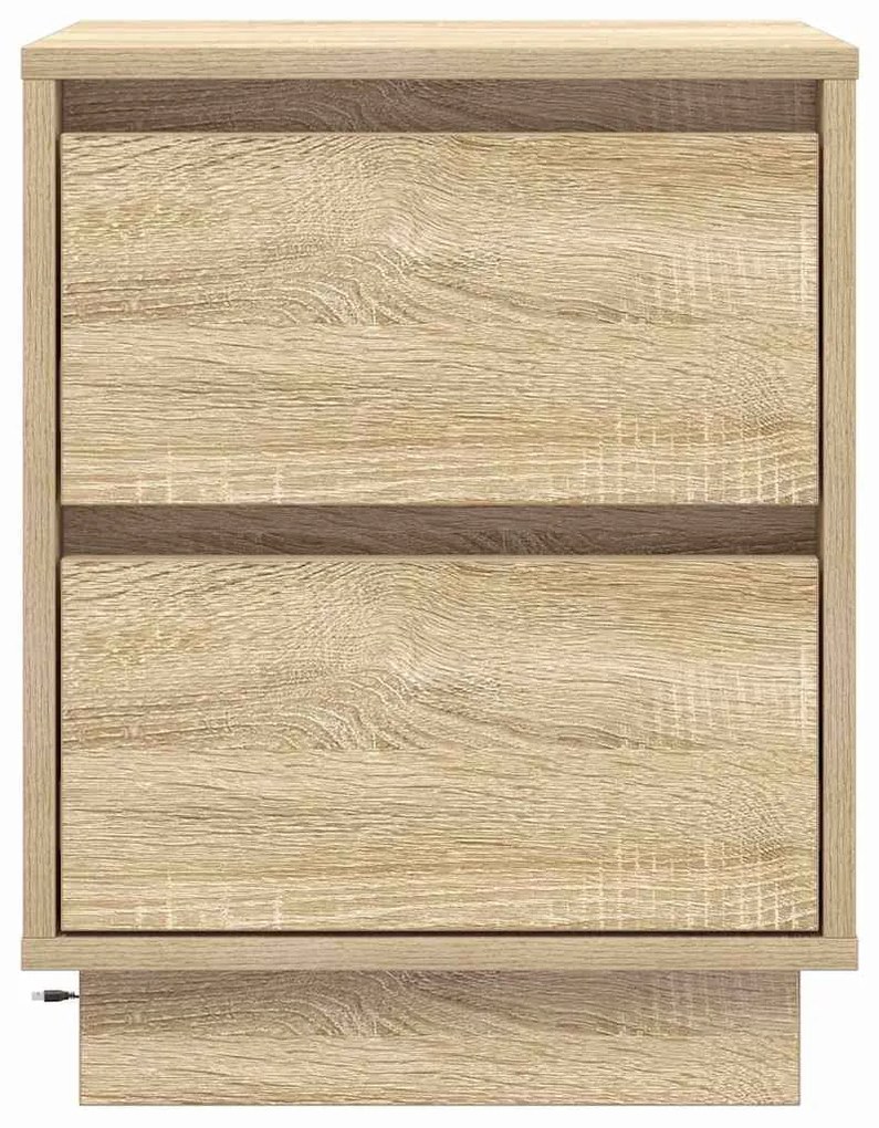 vidaXL Κομοδίνο με Sonoma Δρυς 39 x 34.5 x 50 εκ. Επεξεργασμένο ξύλο