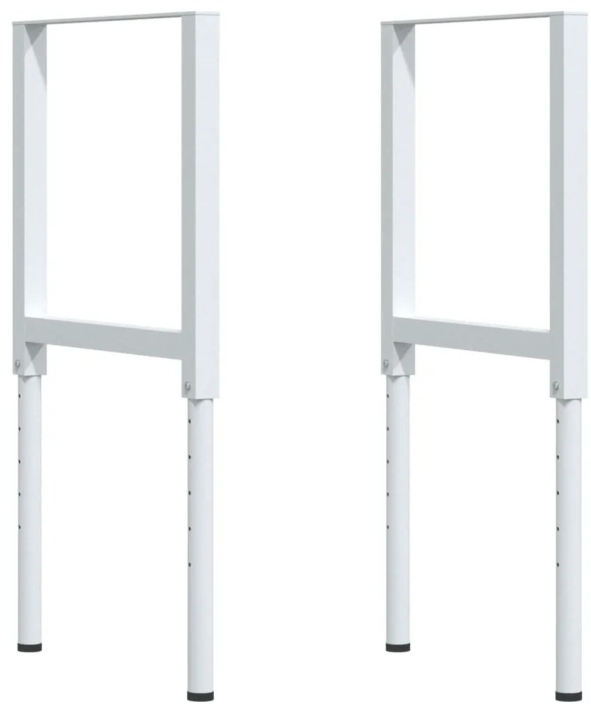 vidaXL Πάγκος Εργασίας Ορθογώνιος 100x60x(71,5-98) εκ Μασίφ Ξύλο Δρυός