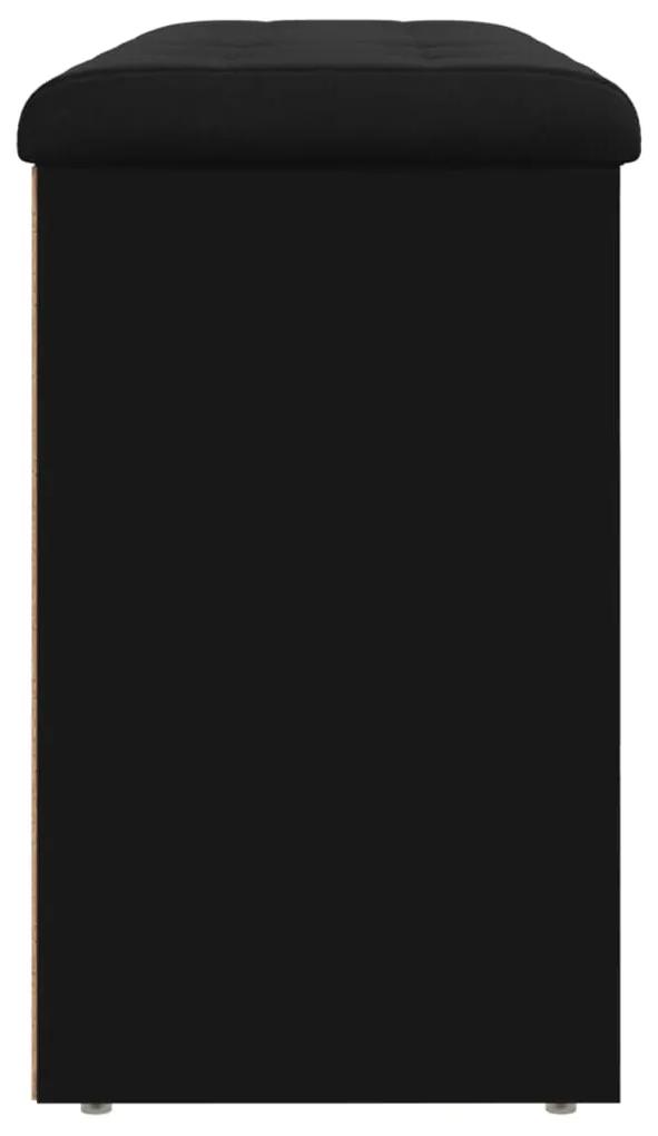 vidaXL Παπουτσοθήκη Μαύρη 102 x 32 x 50 εκ. από Επεξεργασμένο Ξύλο