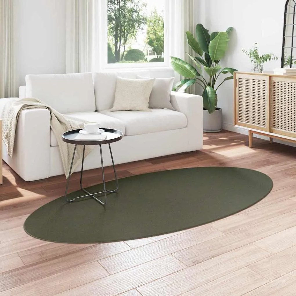 vidaXL Χαλί Δασικό Πράσινο 100 x 200 cm Πολυεστέρας