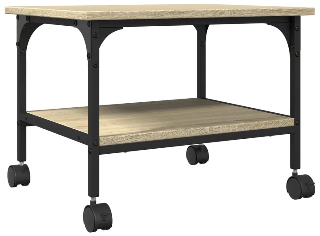 vidaXL Βάση Εκτυπωτή 2 Επιπέδων Sonoma Δρυς 50x40x38 εκ Επεξ. Ξύλο