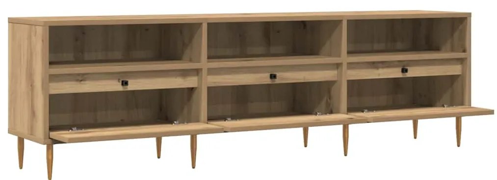 vidaXL Έπιπλο Τηλεόρασης τεχνίτης Δρυς 150x30x44,5 εκ.