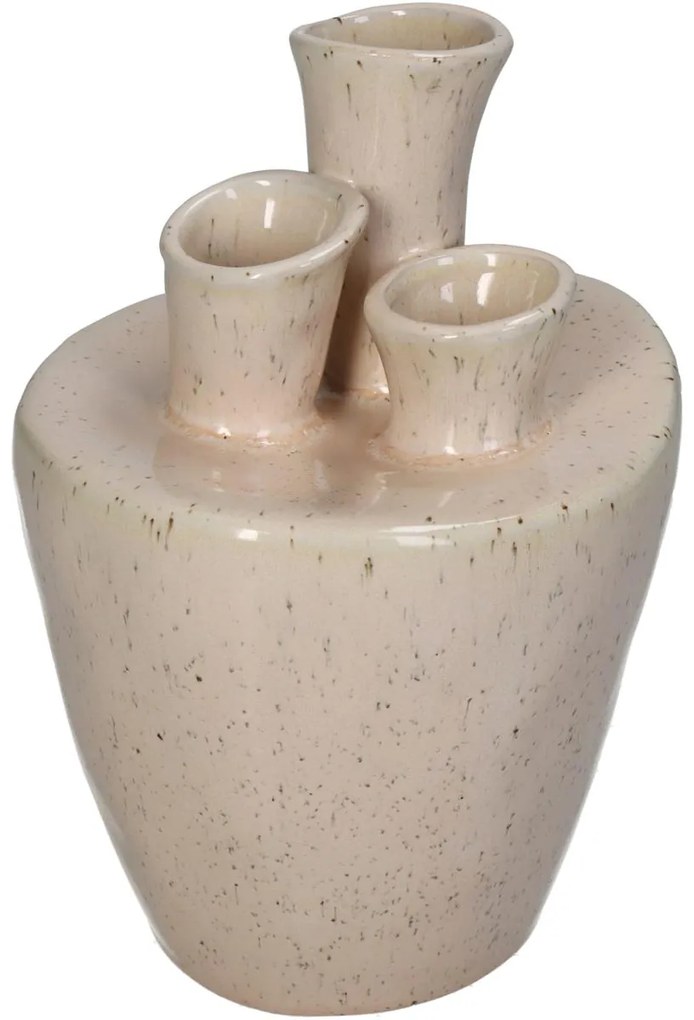 Βάζο ArteLibre Ιβουάρ Πορσελάνη 13.5x13x19cm-05155207