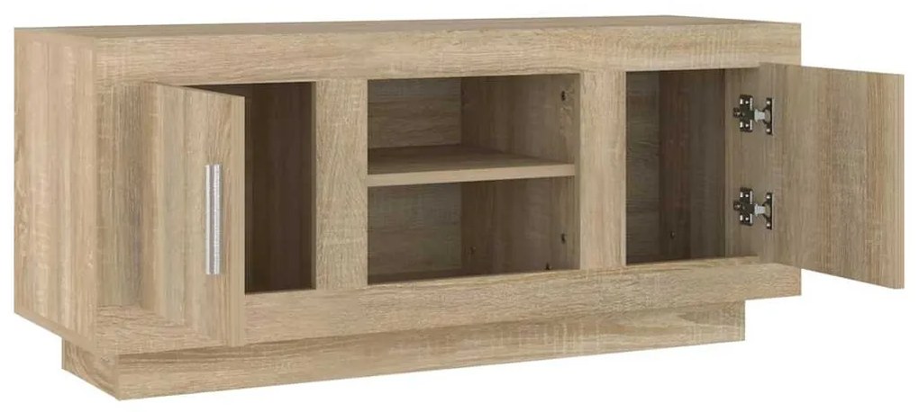 vidaXL Έπιπλο Τηλεόρασης Sonoma Δρυς 102 x 35 x 45 εκ. Επεξεργ. Ξύλο