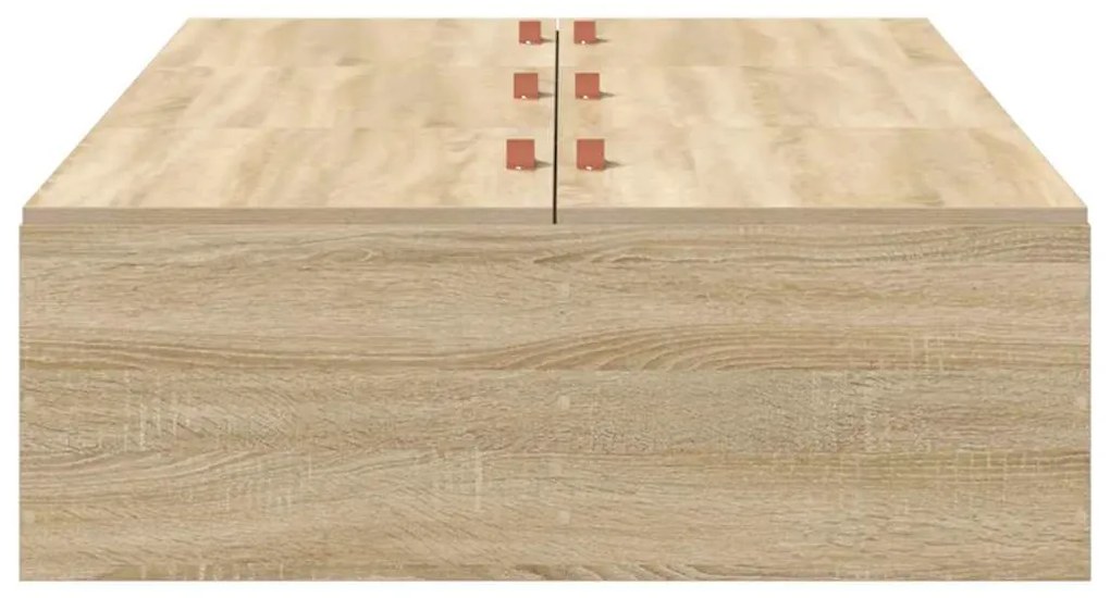 vidaXL Σκελετός Κρεβατιού Sonoma Δρυς 200 x 80 x 31.5 εκ.