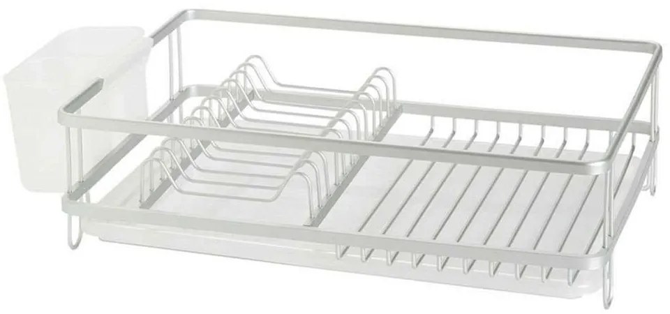 Πιατοθήκη AH-CC73027 42,5x30x14,5cm Silver Andrea House Αλουμίνιο, Πλαστικό