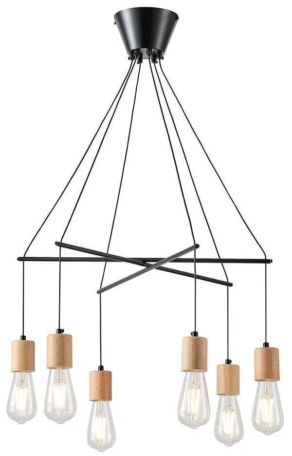 Φωτιστικό Οροφής Πολύφωτο Eurolamp Edison 144-30121