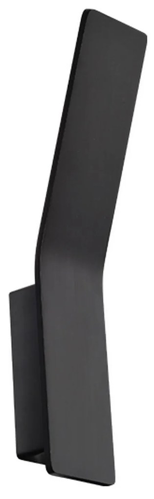 Φωτιστικό Τοίχου ZD80036LEDBK Black Aluminium